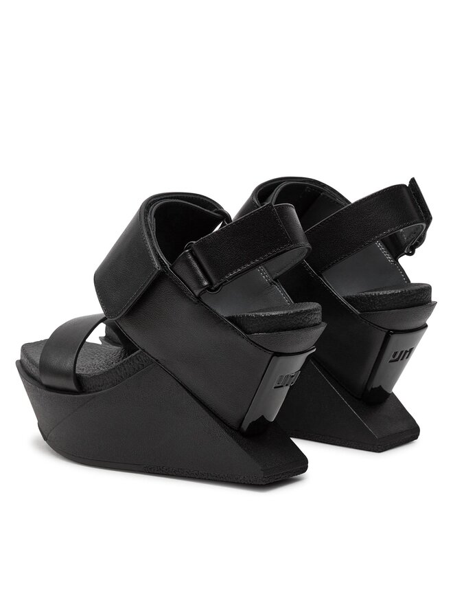 Sanda Y United Nude Delta Wedge Sandal Czarny Eobuwie Pl