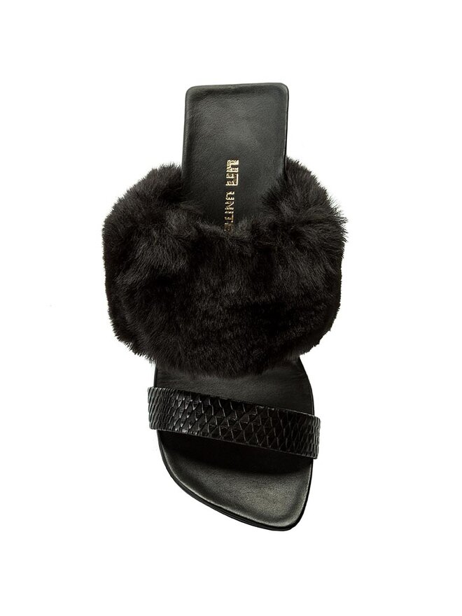 Pantoletten United Nude Loop Hi Schwarz Eschuhe De