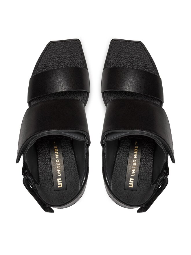 Sanda Y United Nude Delta Wedge Sandal Czarny Eobuwie Pl