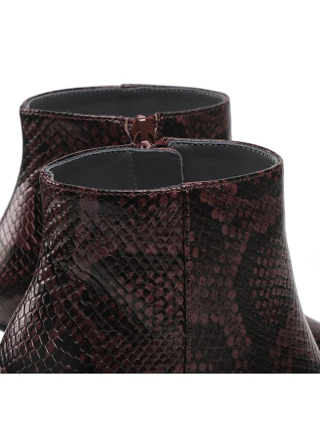 Stiefeletten United Nude Un Bootie Mid Dunkelrot Eschuhe De