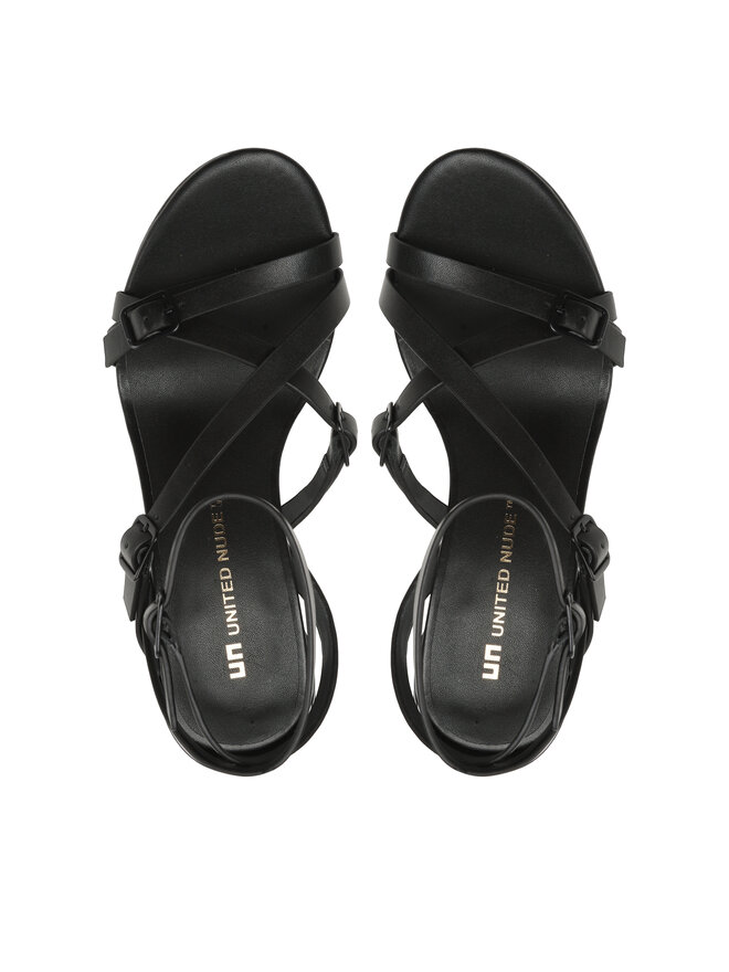 Sandalen United Nude Sia Strappy Hi Schwarz Eschuhe De