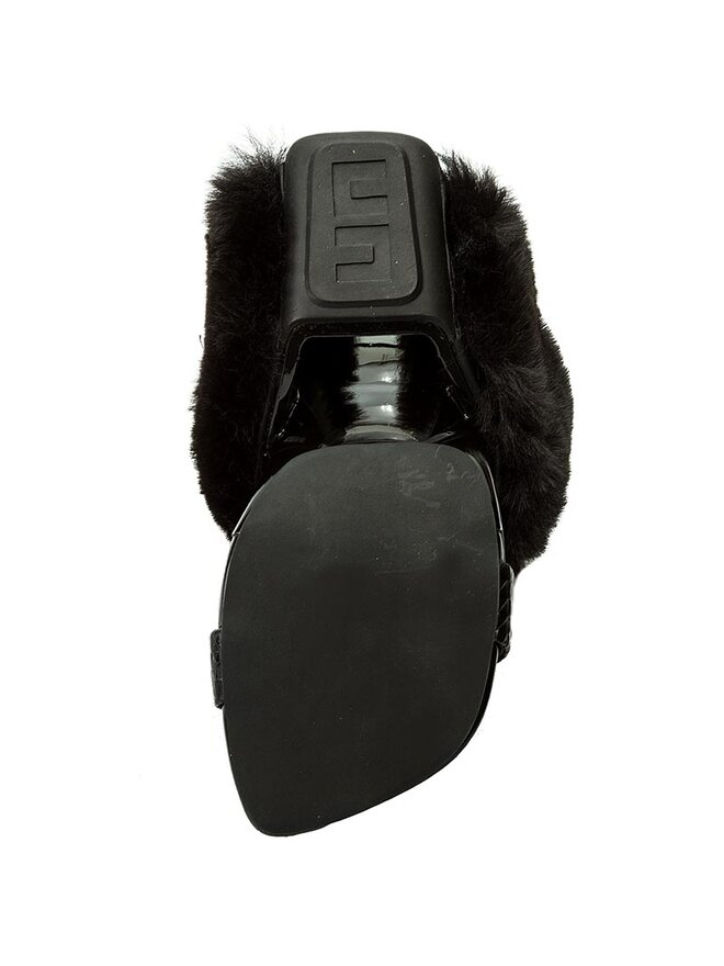 Pantoletten United Nude Loop Hi Schwarz Eschuhe De