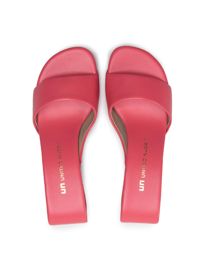 Pantoletten United Nude Mobius Mid Rosa Eschuhe De