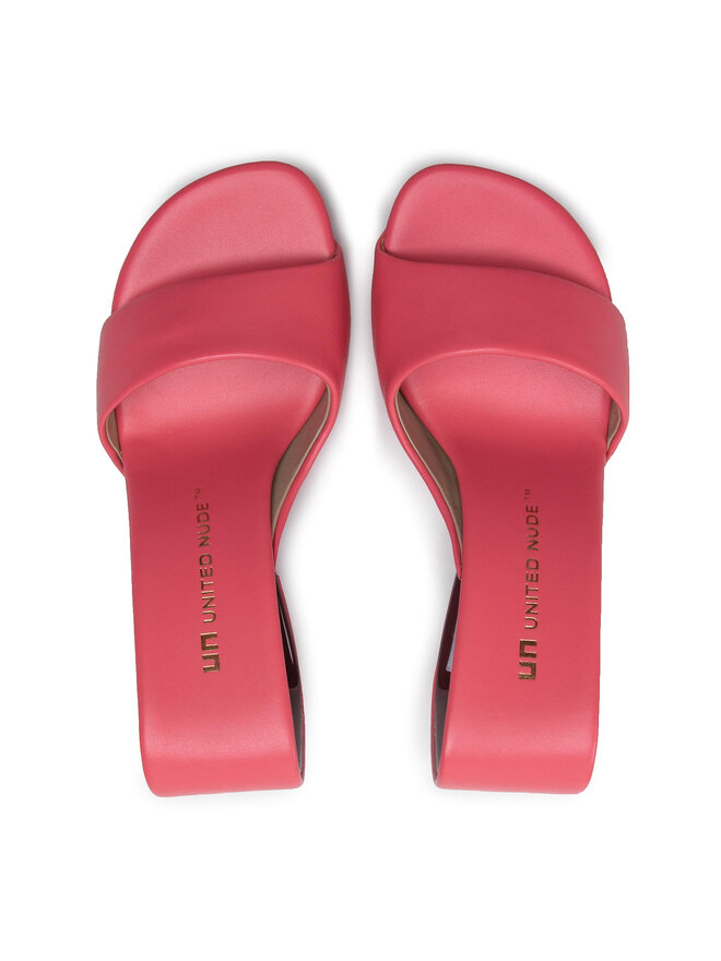 Pantoletten United Nude Mobius Hi Rosa Eschuhe De