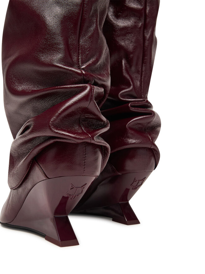 Stiefel Naked Wolfe Stated Dunkelrot Eschuhe De