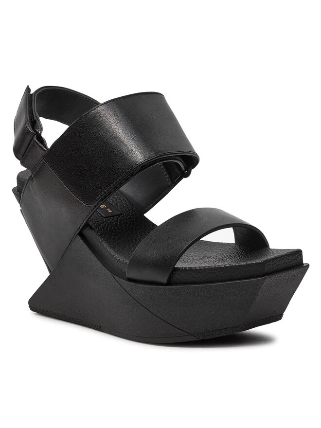 Sanda Y United Nude Delta Wedge Sandal Czarny Eobuwie Pl
