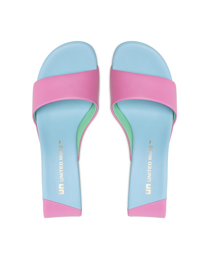 Pantoletten United Nude Mobius Mid Rosa Eschuhe De