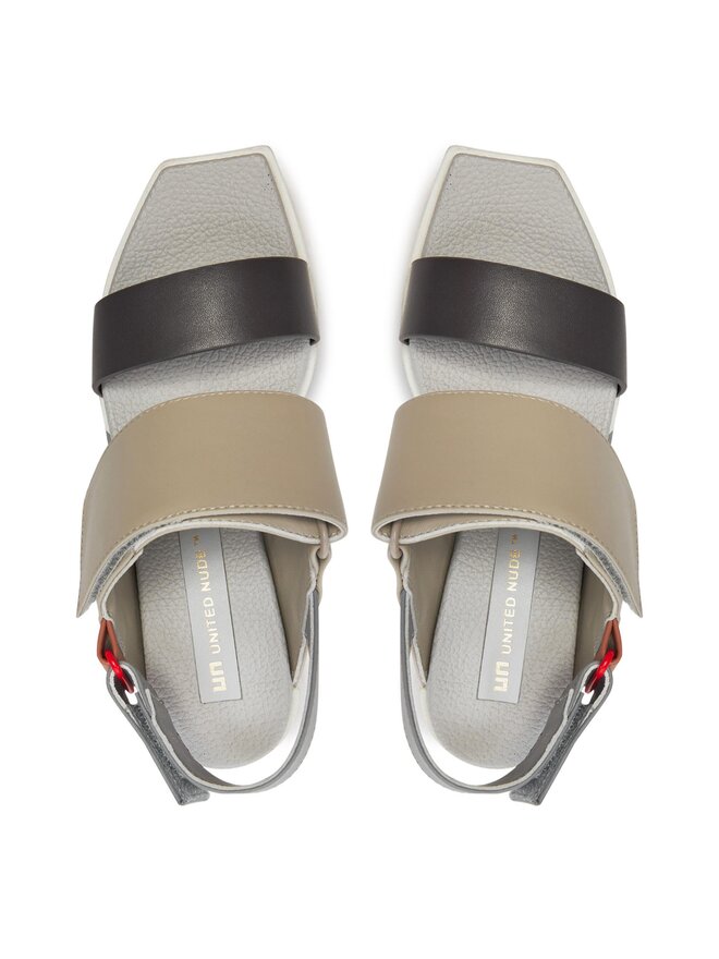 Sandale United Nude Delta Wedge Sandal Bej Epantofi Ro