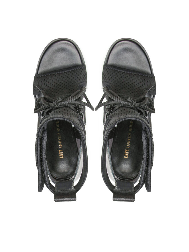 Sandalen United Nude Lev Nomad Hi Schwarz Eschuhe De