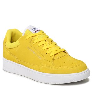 Image of Sneakers Tommy Hilfiger - Th Basket Core Suede FM0FM04694 Vivid Yellow ZGS
