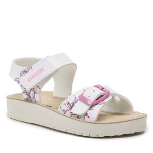Image of Sandalen Geox - J Sandal Costarei Gi J15EAB000QDC0563 M White/Fuchsia