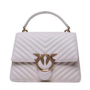 Image of Handtasche Pinko - Love One Top Handle Classic Ligh PE 23 PLTT 100066 A0GK White Z14Q