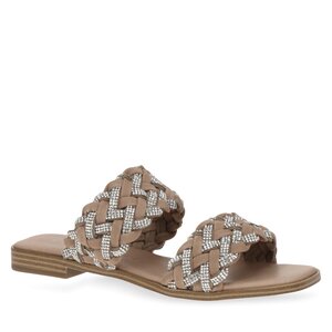 Image of Pantoletten Caprice - 9-27103-20 Bark Crystal 357