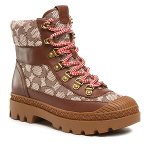Tronchetti LEATHER Coach - Talia Jacquard CE314  Coco/Maple