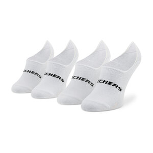 Set di 2 paia di pedulini unisex SKECHERS - SK44008 White 1000