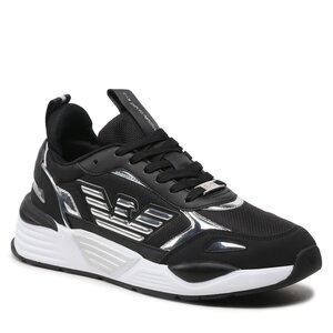Sneakers Ea7 Emporio Armani panelled lace-up sneakers - X8X070 XK298 R399 Black/Mirror Silver