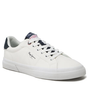 Scarpe sportive Pepe Jeans - Kenton Flag M PMS30906 White 800