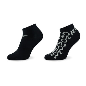 Image of 2er-Set niedrige Herrensocken Emporio Armani - 302228 3R274 17020 Nero