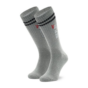 Men's High Socks ICE PLAY - 22I U1M1 6301 6911 8981 Grigio Chiaro Melange