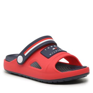 Ciabatte Tommy Hilfiger - Stripes Comfy Sandal T3X2-32914-0083 S Red/Blue X049
