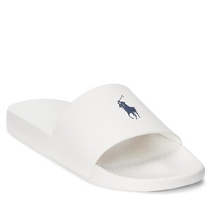 Image of Pantoletten Polo Ralph Lauren - Polo Slide 809892945007 Deckwash White/Navy Pp