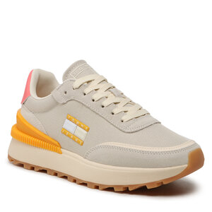 Image of Sneakers Tommy Jeans - Tjw Tech Runner Material Mix EN0EN02358 Bleached Stone AEV