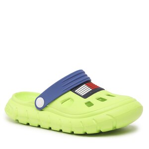 Ciabatte Tommy Hilfiger - Flag Comfy Sandal T3X2-32915-0083 S Lime Green/Royal A352