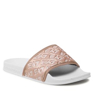 Image of Pantoletten EA7 Emporio Armani - XCP010 XK340 N341 White/Rose Gold