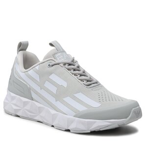 Sneakers Emporio Armani T-shirt coupe slim avec logo aigle sur le devant Blanc - X8X033 XCC52 S326 Oyster Mush/Opt.Wht