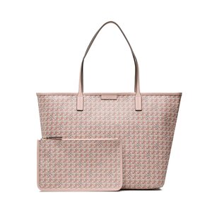Borsetta Tory Burch - Basketweave Tote 145634 Winter Peach 650