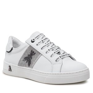 Image of Sneakers Patrizia Pepe - PJ212.01 S Vitello Bianco/Nero
