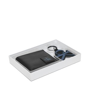 Set regali CALVIN KLEIN JEANS - Bifold W/Coin + Rubber Keyfob K50K510165 BDS