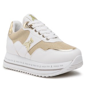 Image of Sneakers Patrizia Pepe - PJ218.27 S Bianco/Platino