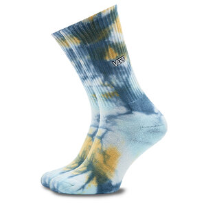 Image of Hohe Herrensocken Vans - Seasonal Tie Dye Crew Ii VN000678G5O1 Blue Glow