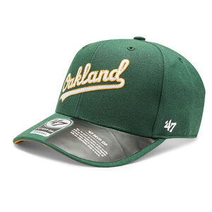 Image of Cap 47 Brand - MLB Oakland Athletics Replica Script 47 MVP DP B-REPSP18WBP-DGA Dark Green