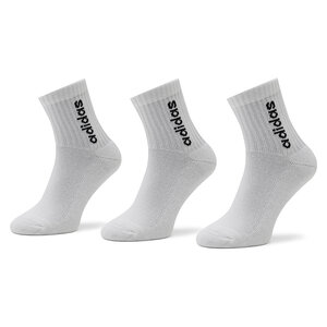 Image of 3er-Set hohe Unisex-Socken adidas - HT3439 White