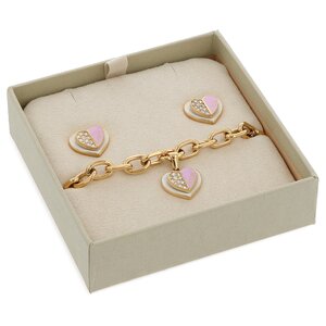 Set bracciale e orecchini Guess - Lovely Guess JUBS03 189JW YG