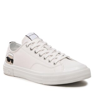 Scarpe con zeppa KARL LAGERFELD - KL50315 White Ltghr
