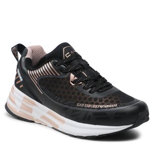 Sneakers Ea7 Emporio Armani panelled lace-up sneakers - X8X093 XK238 R699 Black/Rose Gold