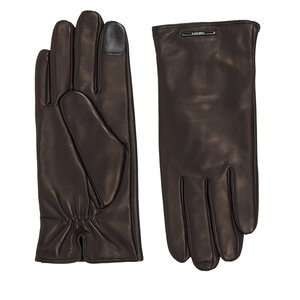 Guanti da uomo Calvin Klein - Modern Bar Leather Gloves K50K511017 Ck Black BAX