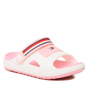 Ciabatte Tommy Hilfiger - Comfy Sandal T1A2-32779-0083 S White/Pink X134