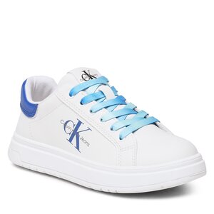 Sneakers Calvin Klein Jeans - Low Cut Lace-Up Sneaker V3X9-80556-1355 M White/Royal X856