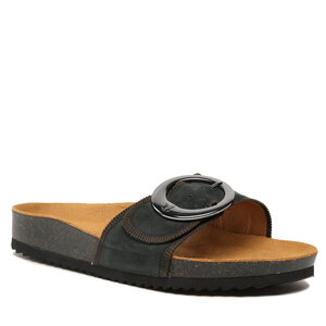 Image of Pantoletten Caprice - 9-27400-20 Black Nubuc 8