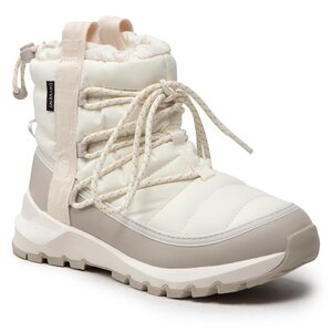 Boots Storm Cuir The North Face - Thermoball Lace Up Wp NF0A5LWD32F1 Gardenia White/Silver Grey