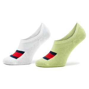 Image of 2er-Set niedrige Kindersocken Tommy Hilfiger - 701223779 Light Citrus 002