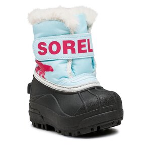 Image of Schneeschuhe Sorel - Toddler Snow Commander NV1960-428 Ocean Surf/Cactus Pink