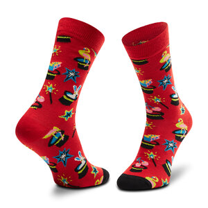 

Високі шкарпетки unisexHappy Socks, Червоний