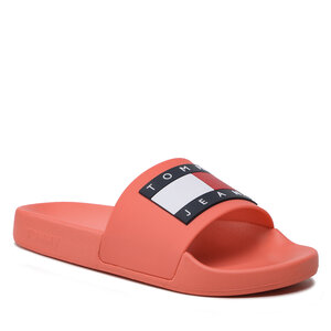 Image of Pantoletten Tommy Jeans - Flag Pool Slide EN0EN02351 Santa Fe Sunset XKI