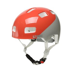 Image of Fahrradhelm Uvex - Hlmt 4 4109801115 Grapefruit/Grey Wave