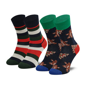 S?prava 2 p?rov vysok?ch pono?iek unisex HAPPY SOCKS